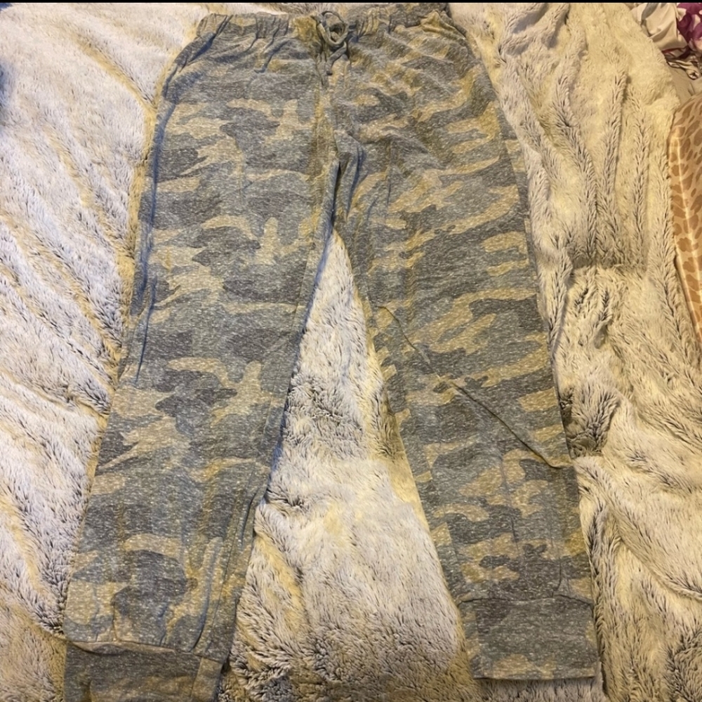 Phil Love Green Camo Joggers.